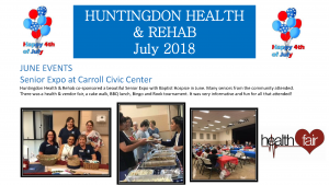 Huntingdon Newsletter Page 1