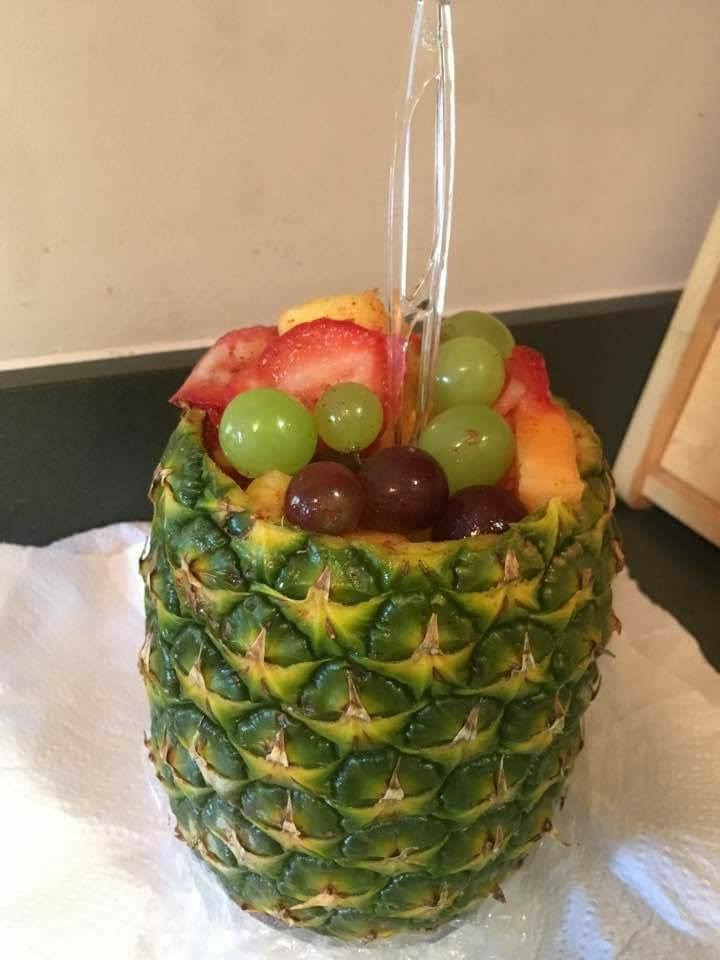 fruits in pineapple