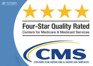 Huntingdon is so proud to announce we received a 4-Star rating in Health Inspection by the CMS!